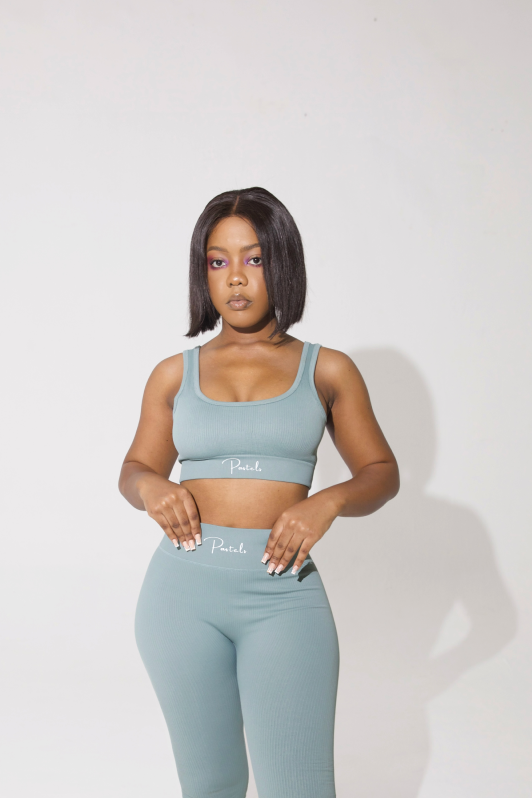 Sapphire | Crop Top + Leggings